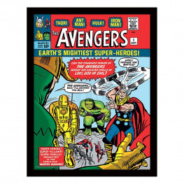 Marvel Collector Print Framed plagát Avangers vs. Loki Comic